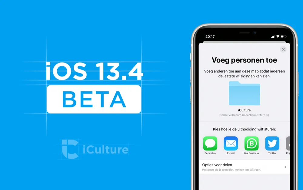 Publieke Golden Master van iOS 13.4 en iPadOS 13.4 nu beschikbaar