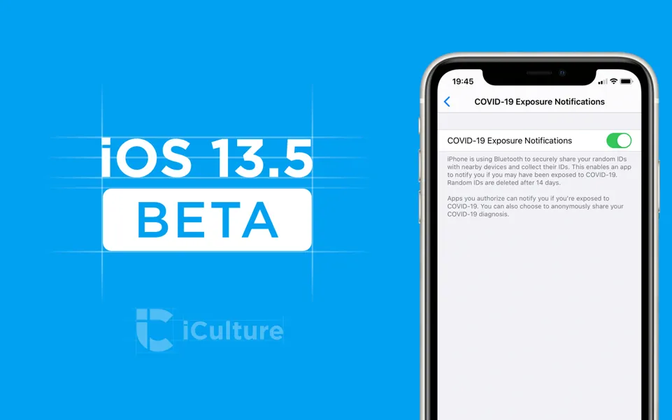 Apple brengt iOS 13.5 Golden Master uit met COVID-19 tracking en meer