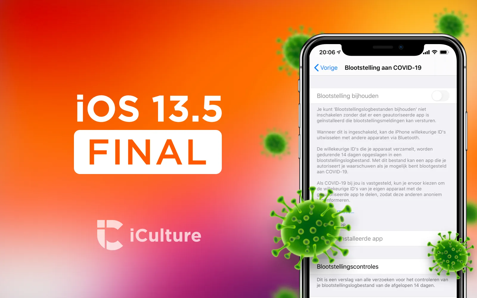 iOS 13.5 nu voor iedereen beschikbaar: iPhone klaar voor coronatracking