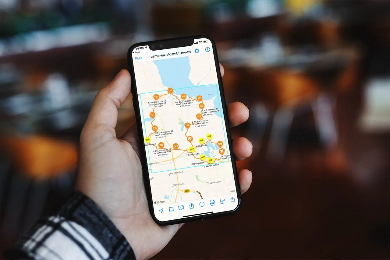 Zo kun je GPX-routes op de iPhone importeren voor toertochten