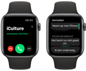 Bellen met Apple Watch.