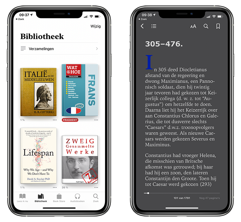 Kalmerend bedrijf Oplossen Eigen boeken (ePub) importeren in de Boeken-app van Apple
