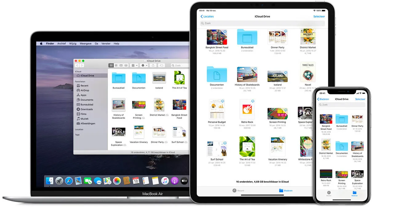 iCloud Drive bestanden openen op al je apparaten