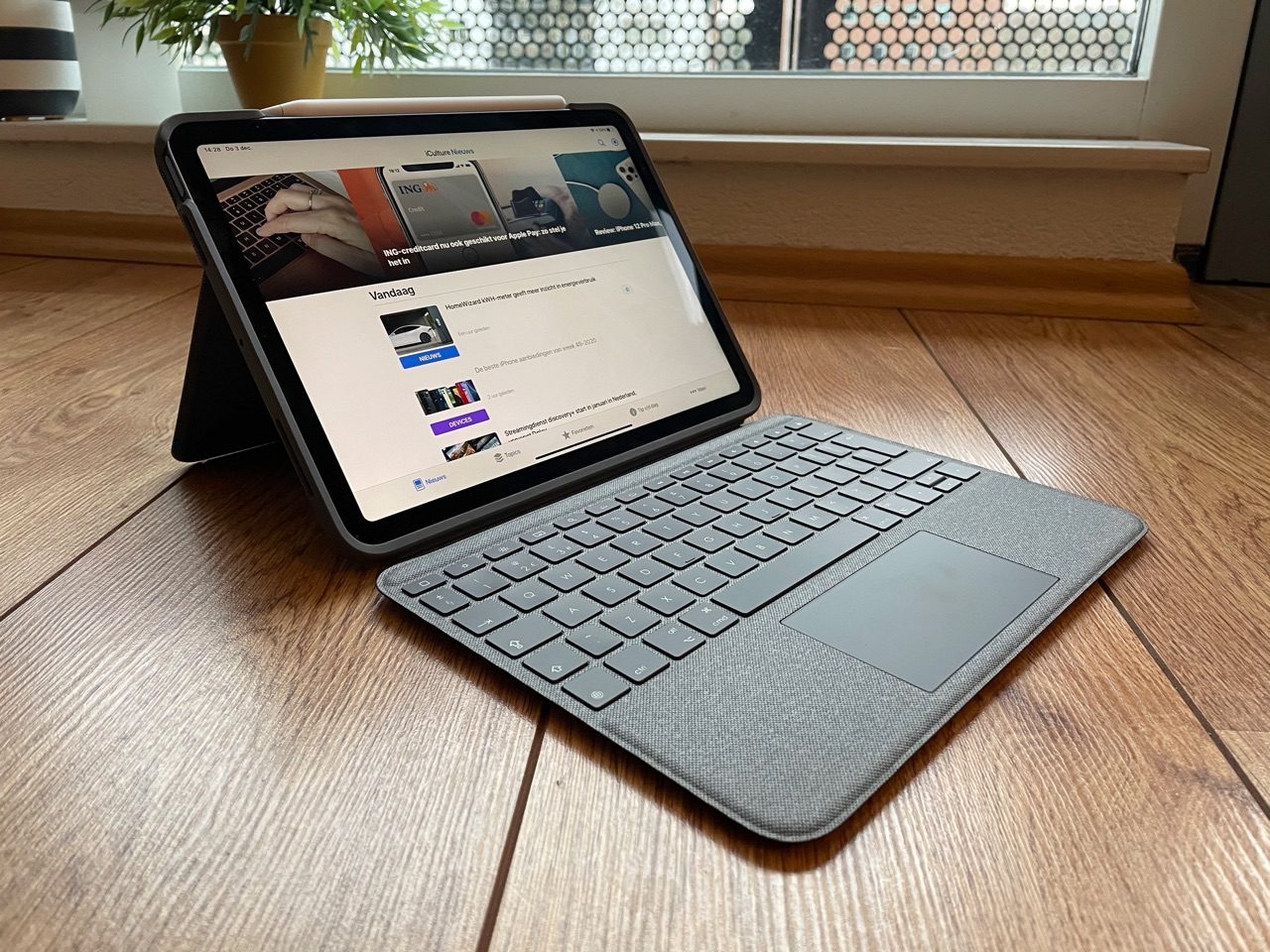 Compliment functie streep Review Logitech Folio Touch iPad toetsenbordhoes met trackpad