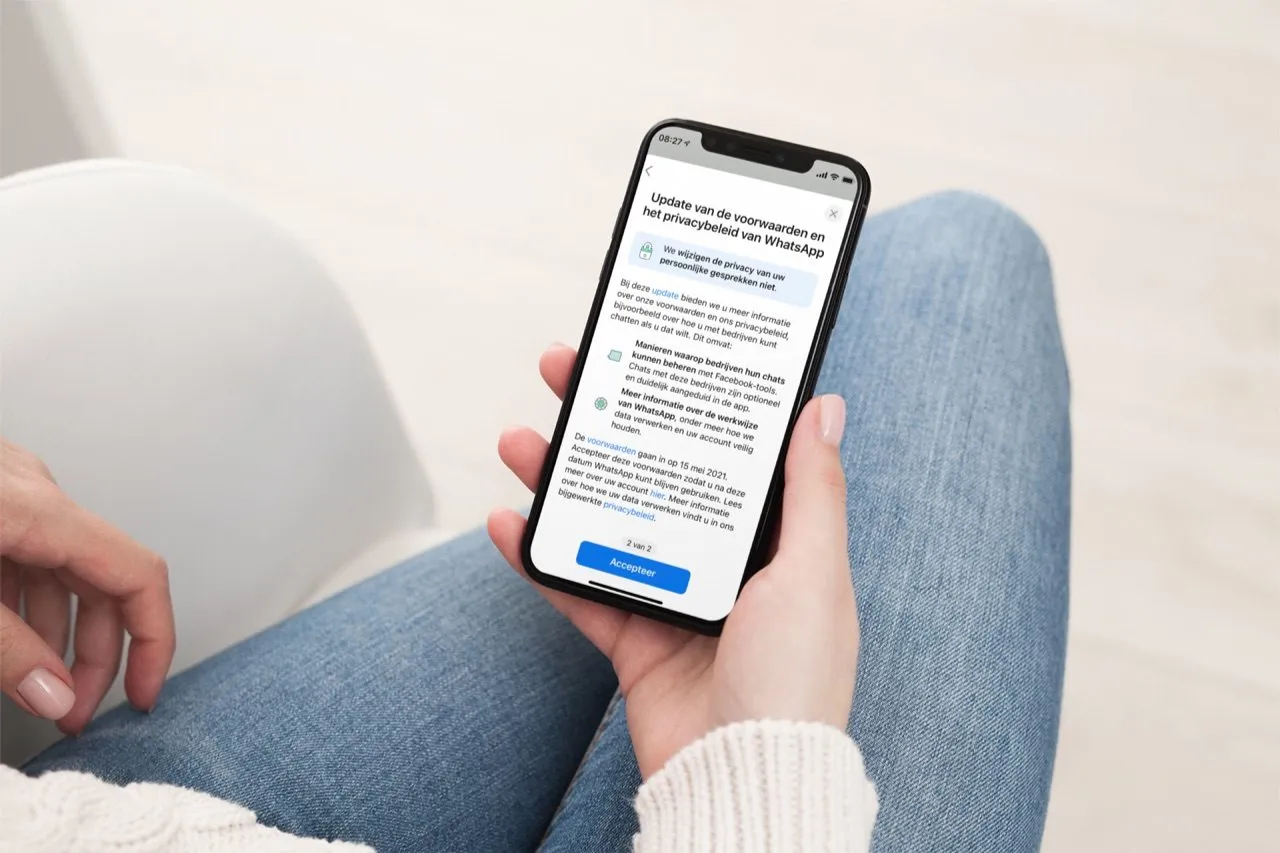 Dit gebeurt er als je de nieuwe WhatsApp-voorwaarden niet accepteert