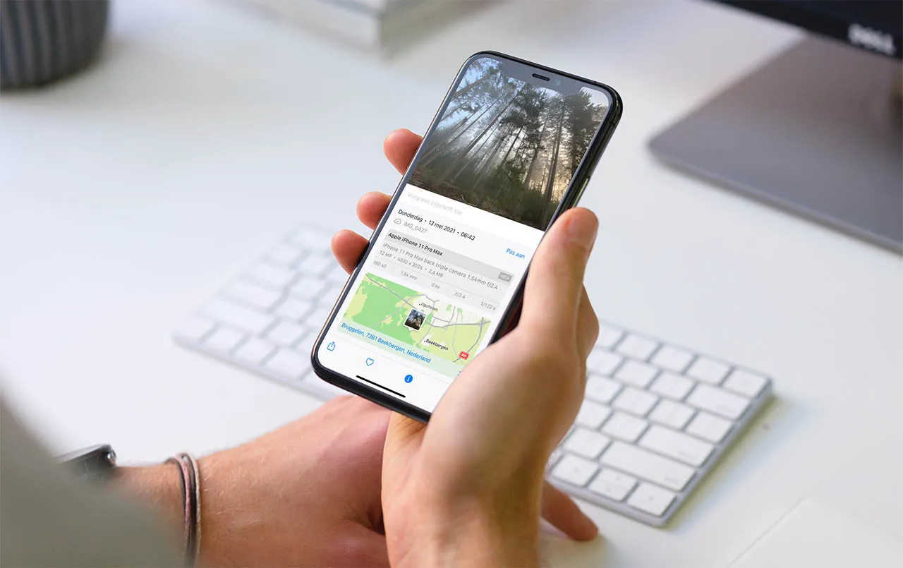 EXIF-data van foto’s bekijken op iPhone, iPad en Mac