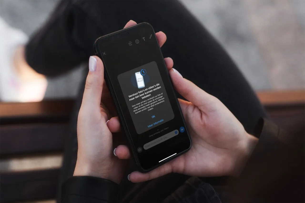 Zo verstuur je eenmalige foto’s en video’s in WhatsApp