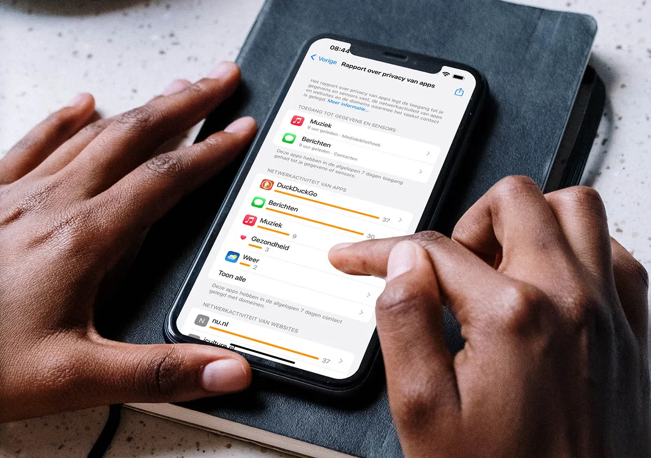 Zo werkt het privacyrapport voor apps