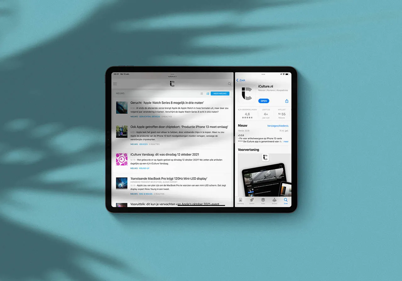 Split View op de iPad: zo werkt de split screen weergave 