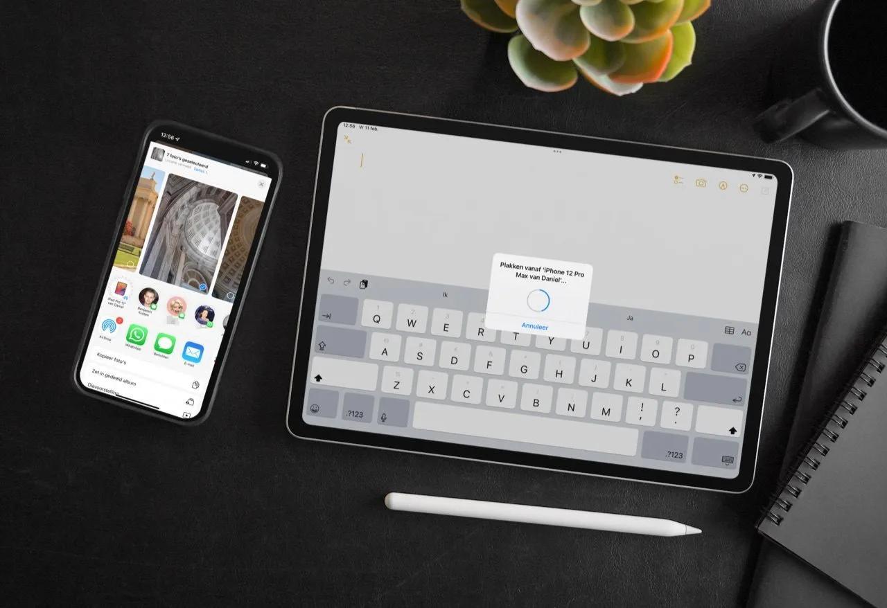 Universeel klembord gebruiken tussen iPhone, iPad en Mac