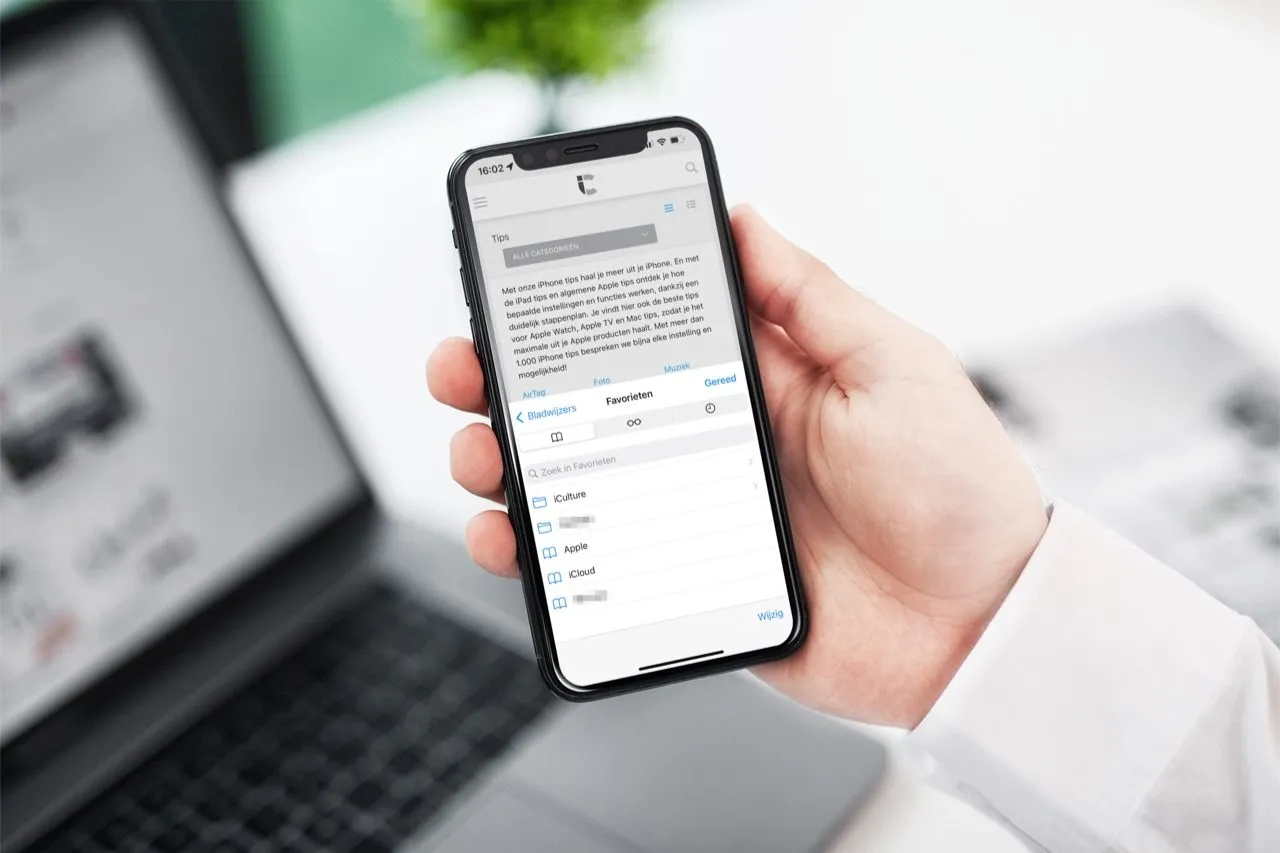 Bladwijzers in Safari gebruiken op iPhone, iPad en Mac