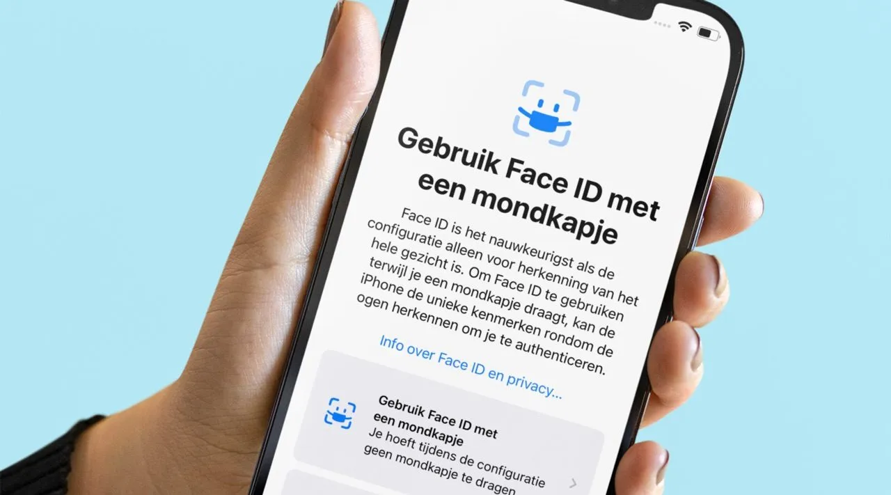 Face ID met mondkapje gebruiken? Zo werkt het