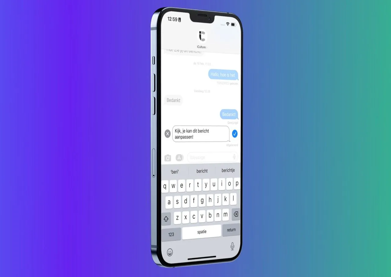 iMessage-berichten wijzigen doe je zo