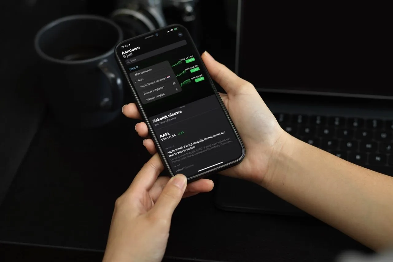 Volglijsten maken in de Aandelen-app voor beter onderscheid