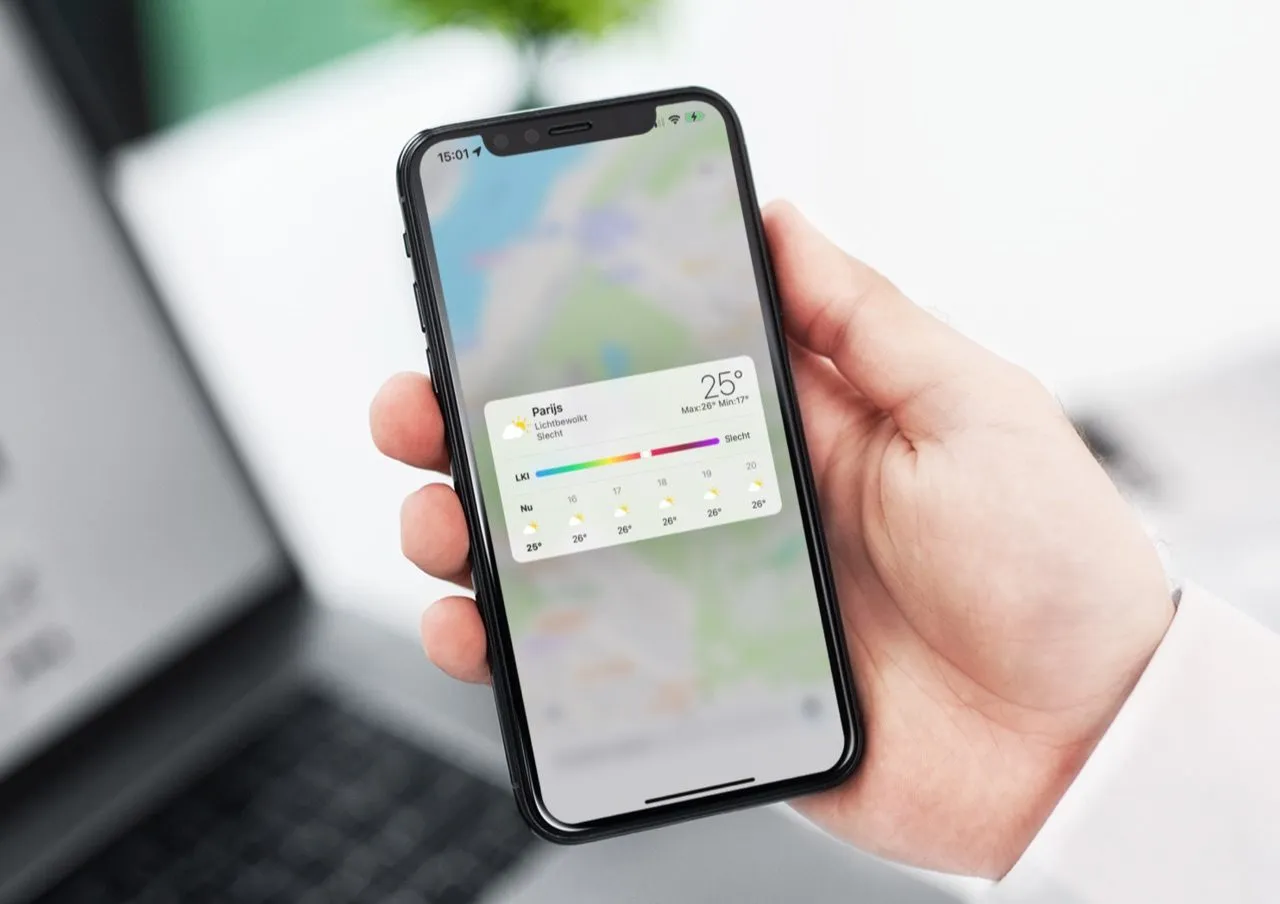 Snel het weerbericht opvragen op je iPhone