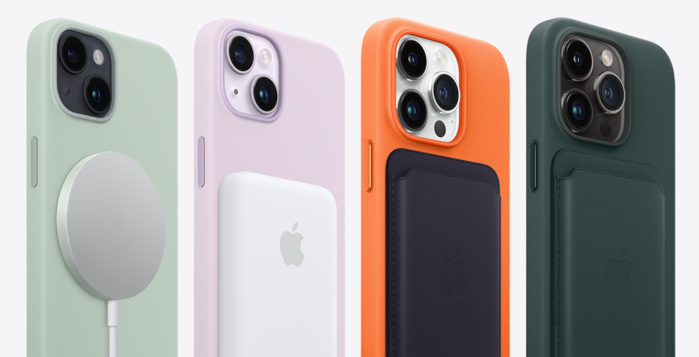 Apple's najaarskleuren 2022 voor 14-hoesjes