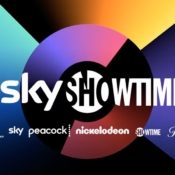 SkyShowtime logo met studio's