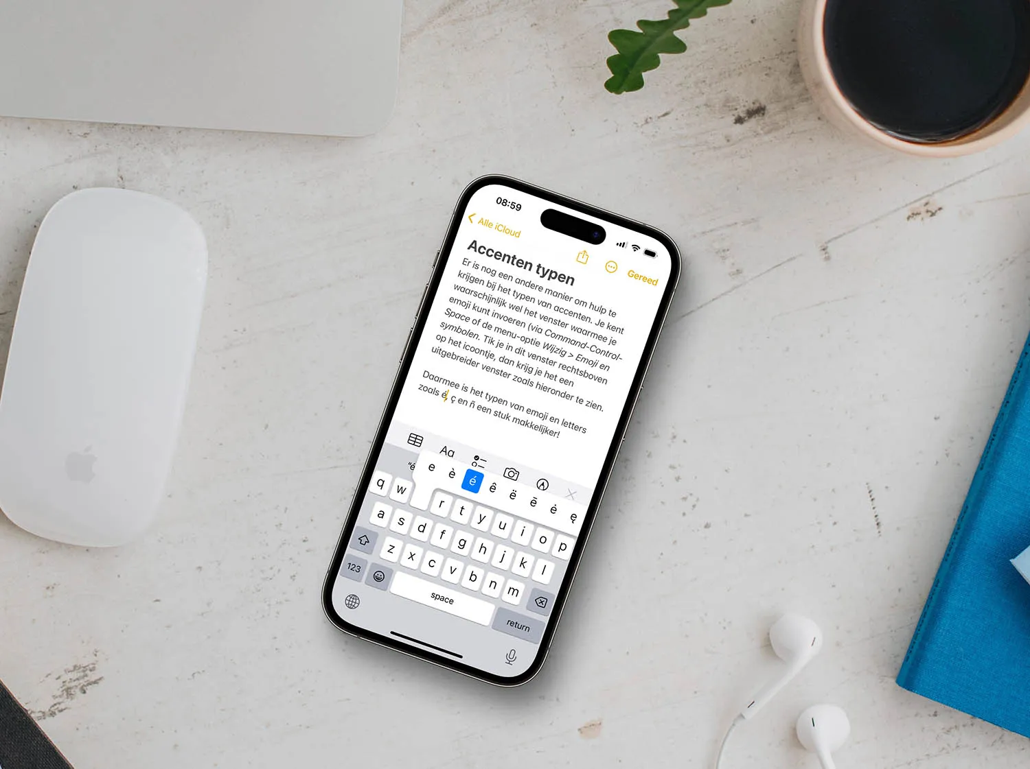 Zo kun je letters met accenten typen op iPhone, iPad en Mac