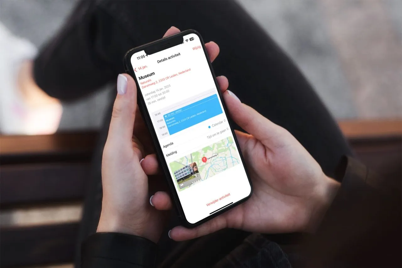 Reistijd tonen bij agenda-afspraken in iOS en macOS