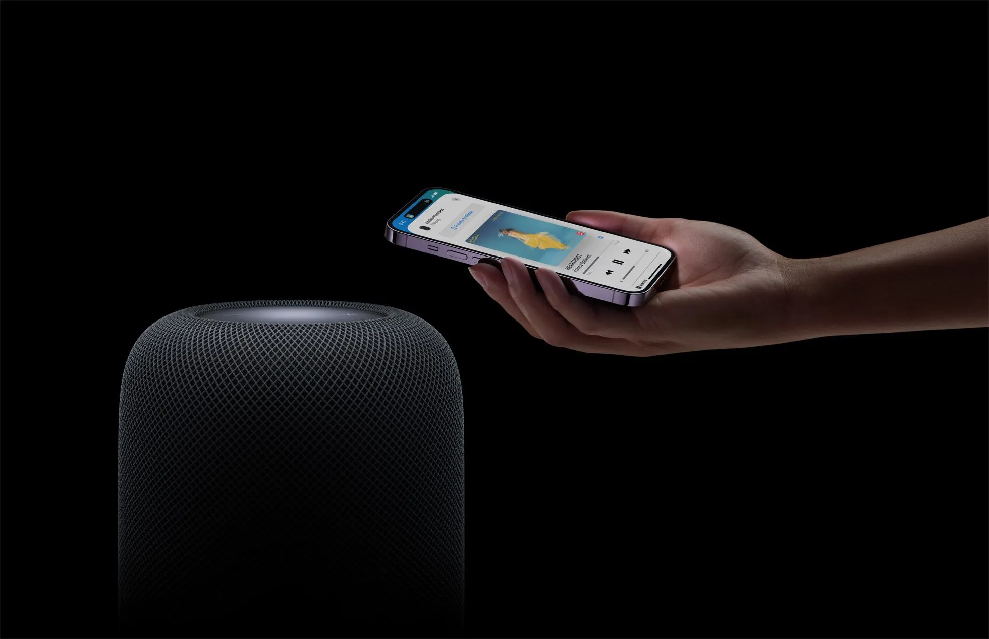 Handoff op de HomePod (mini) gebruiken voor muziek en telefoongesprekken