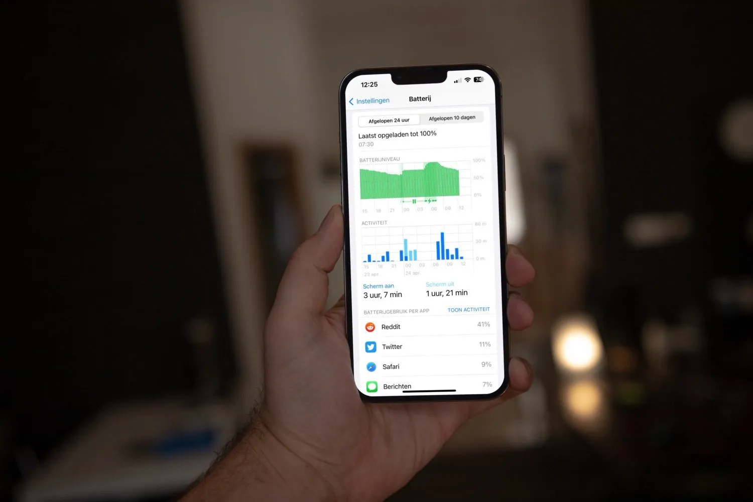 Met de batterijgrafiek op de iPhone krijg je inzicht in je accuduur