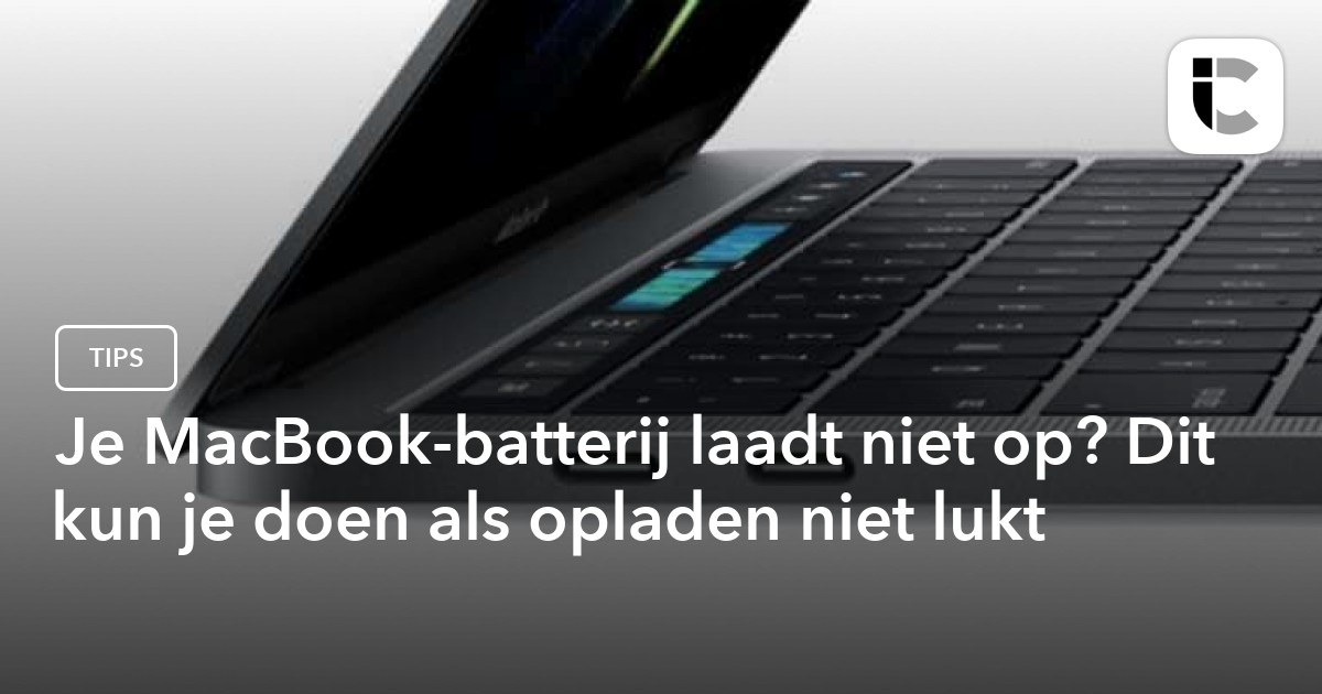 Macbook-batterij laadt niet op: dit kun je doen als de