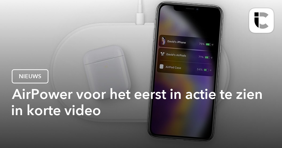 Download Video toont werkend AirPower prototype in actie met ...