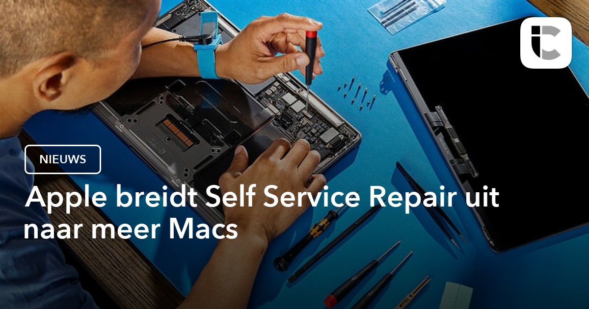 Apple's Self Service Repair Nu Ook Voor MacBooks